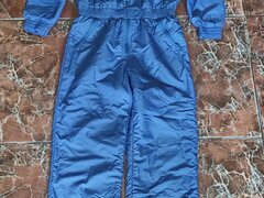 Vand costum de schi bleu sidefat