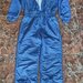 Vand costum de schi bleu sidefat