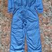 Vand costum de schi bleu sidefat